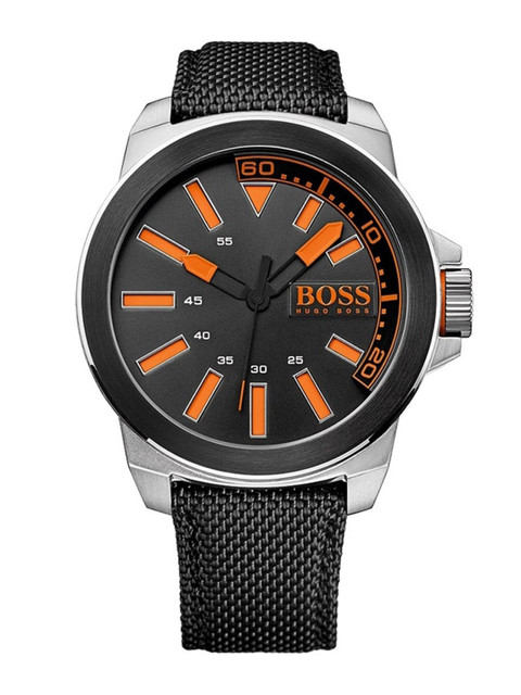 

Hugo Boss Men Black Dial & Black Leather Straps Analogue Watch - 1513116