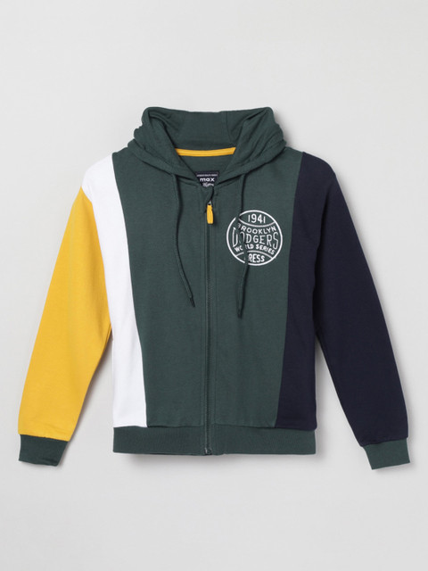 

max Boys Green Sweatshirt