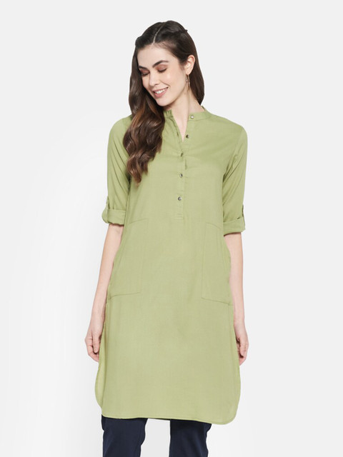 

Monte Carlo Green Viscose Rayon Tunic