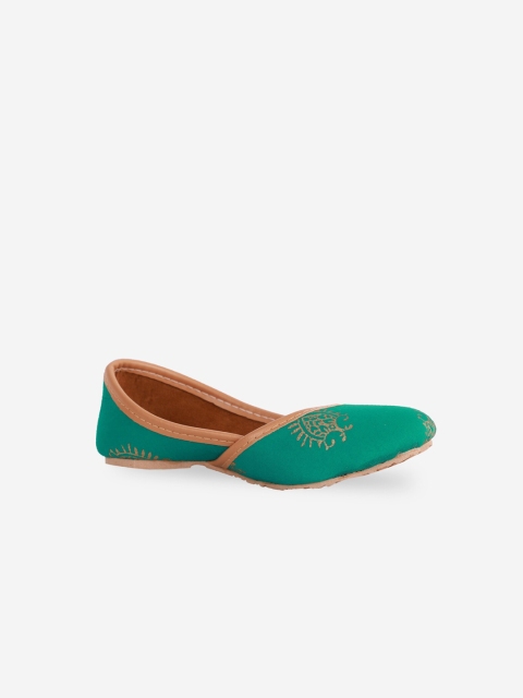 

YK Girls Green Ballerinas Flats
