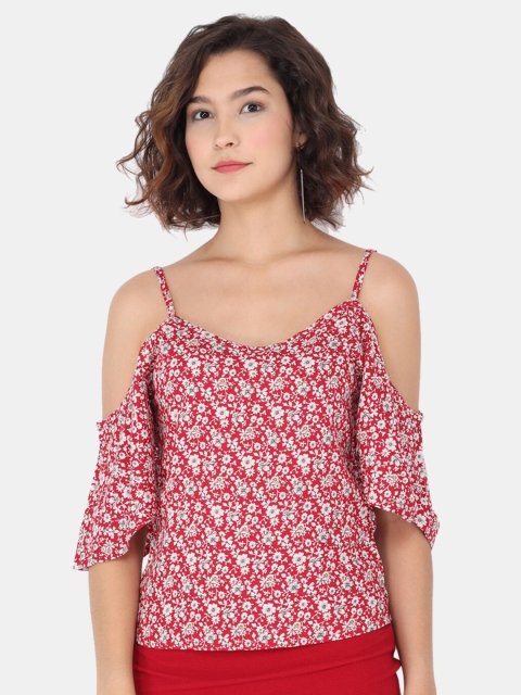 

Trend Arrest Red Regular Top