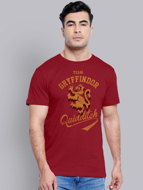 

Free Authority Men Red Harry Potter Printed T-shirt
