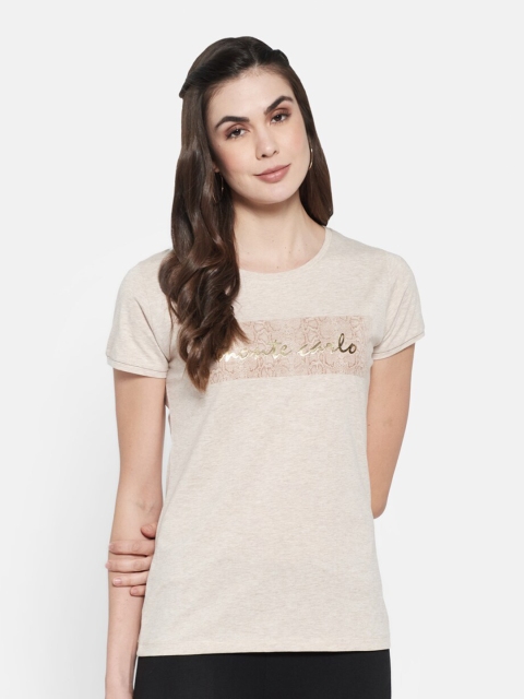 

Monte Carlo Women Beige Regular Top