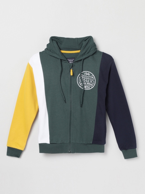 

max Boys Green Sweatshirt
