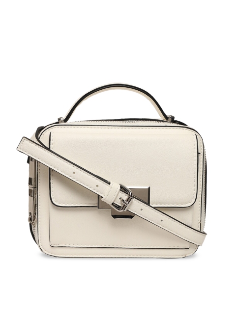 

ALDO Cream PU Structured Sling Bag