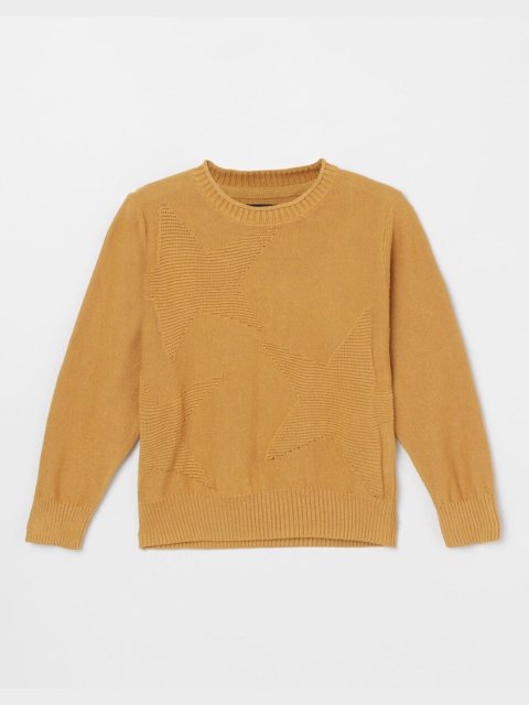 max Boys Yellow Sweater Vest
