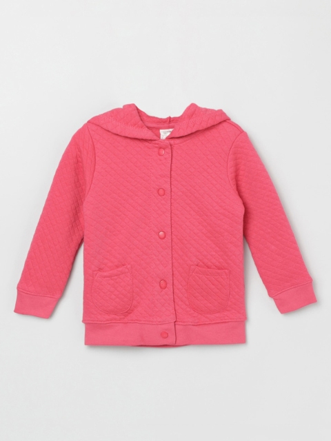 

max Girls Pink Hooded Sweatshirt