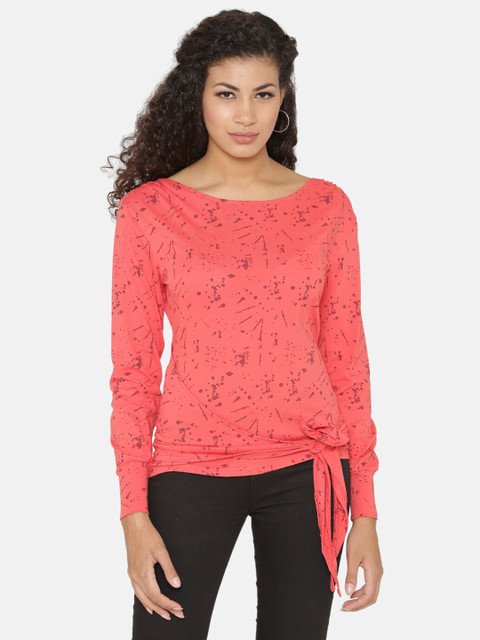 

Yaadleen Coral Regular Top