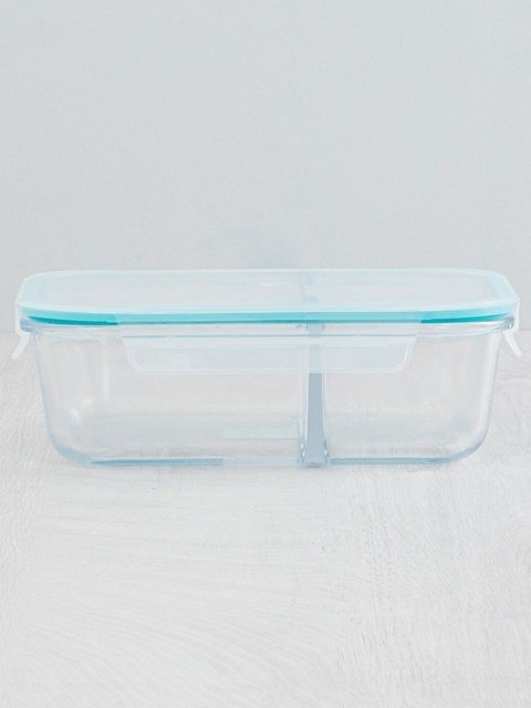 

Home Centre Transparent & Blue Solid Palestine Elacra Rectangular Divided Storage Box