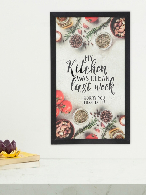 

Homecentre Multicoloured Printed Axiom Kitchen Quote Frame, Multi