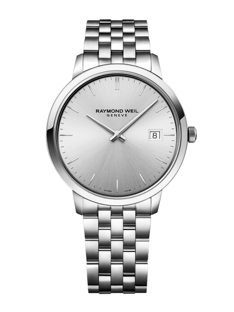 

Raymond Weil Men Silver-Toned Dial Analogue Watch 5585-ST-65001