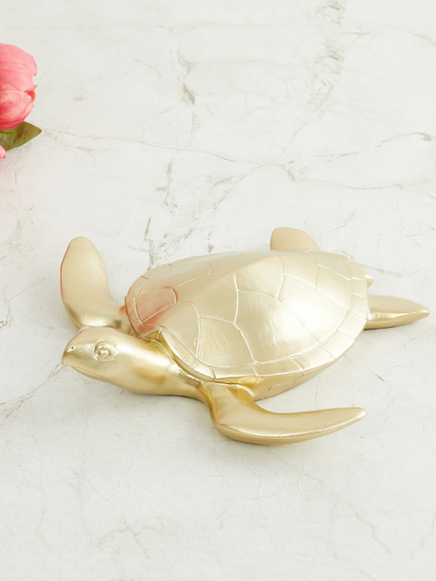 

Home Centre Unisex Gold-Toned Splendid Textured Turtle Figurine
