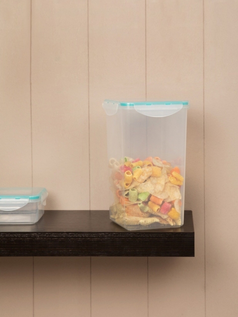 

Home Centre Transparent & Blue Solid Palestine Canary Container