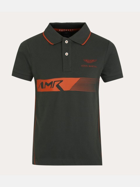 

HACKETT LONDON Boys Green NA Polo Collar T-shirt NA