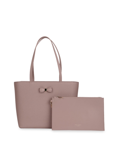 

Ted Baker Pink Leather Shopper Tote Bag