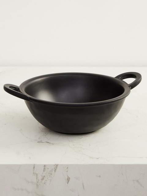 

Home Centre Black Melamine Matte Kadai