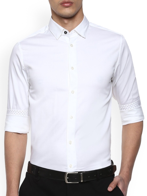 

Ted Baker Men White Cotton Casual Shirt