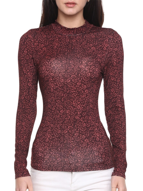 

Ted Baker Women Maroon Floral Regular Top