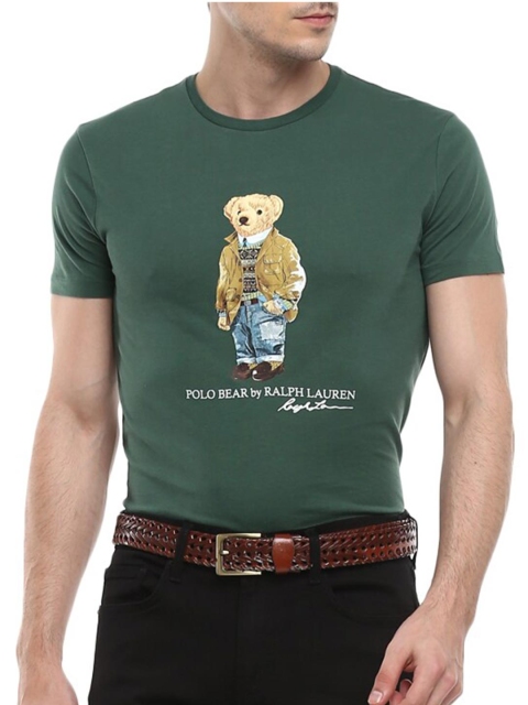 

Polo Ralph Lauren Men Green Printed T-shirt