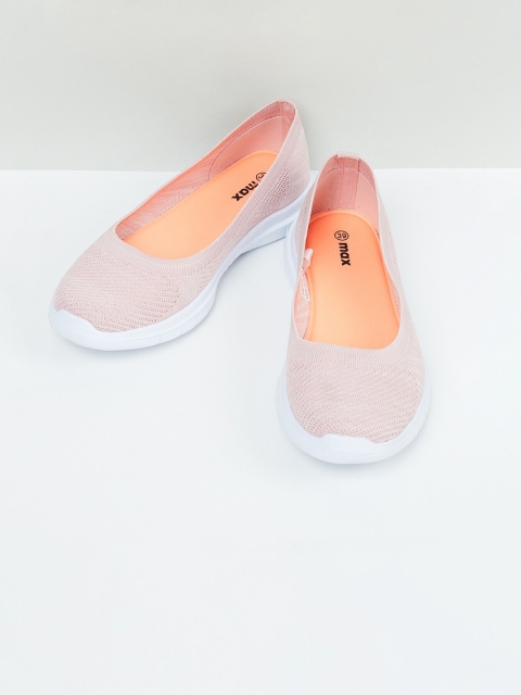 

max Women Pink Textile Running Non-Marking Shoes