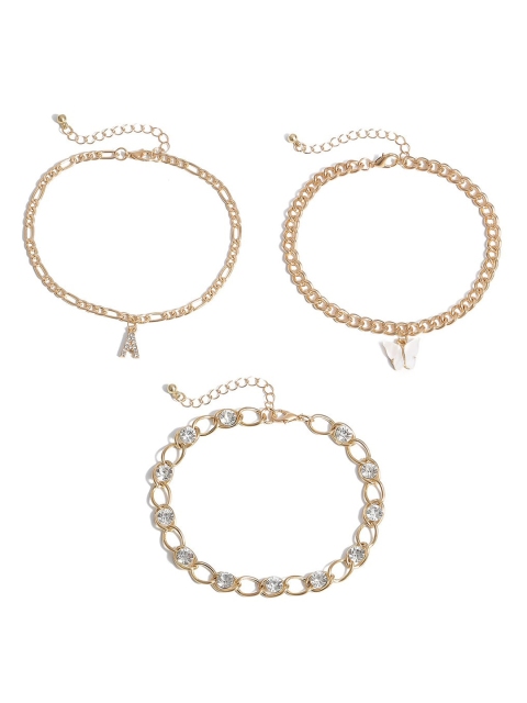 

YoungWildFree Set Of 2 18K Gold-Plated Anklets