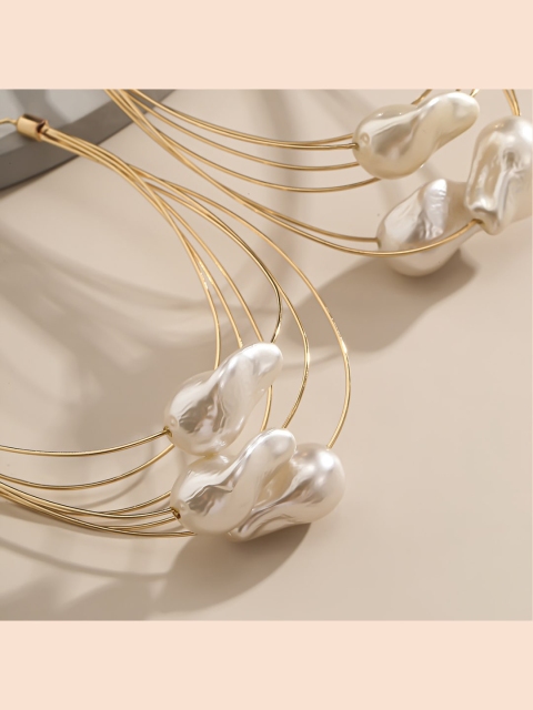 

YoungWildFree Gold Contemporary Hoop Earrings