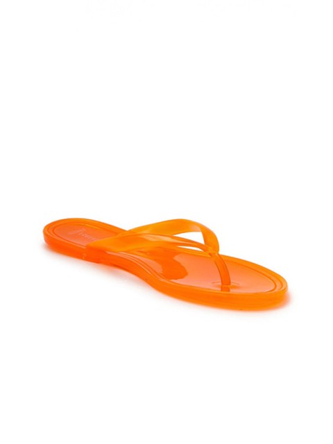 

FOREVER 21 Women Orange PU Flats