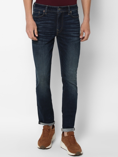 

AMERICAN EAGLE OUTFITTERS Men Blue Slim Fit Light Fade Jeans
