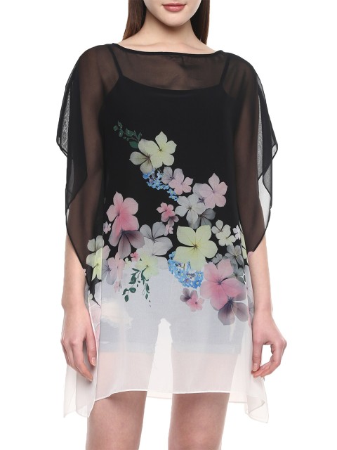 

Ted Baker Black Kaftan Top
