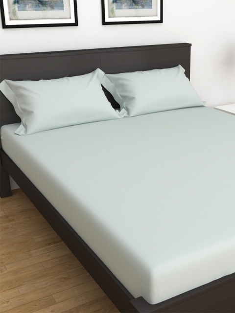 

Home Centre Grey 400 TC King Bedsheet with 2 Pillow Covers