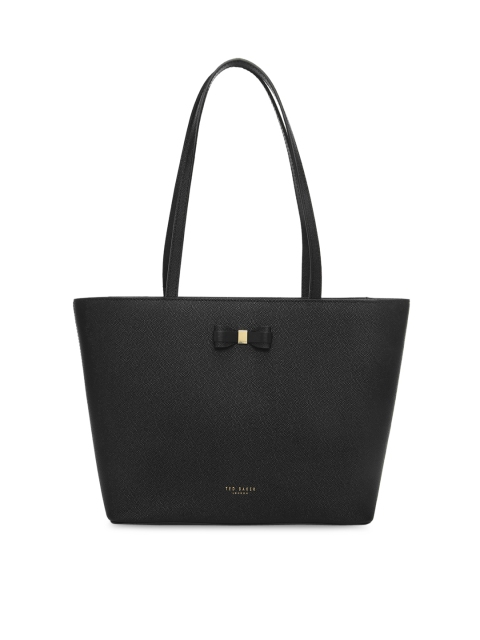 

Ted Baker Black Leather Structured Shoulder Bag