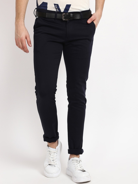 

V2 Value & Variety Men Blue Chinos Trousers
