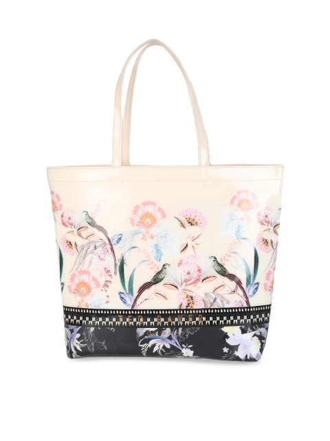 

Ted Baker Pink Floral Printed Oversized Shopper Tote Bag
