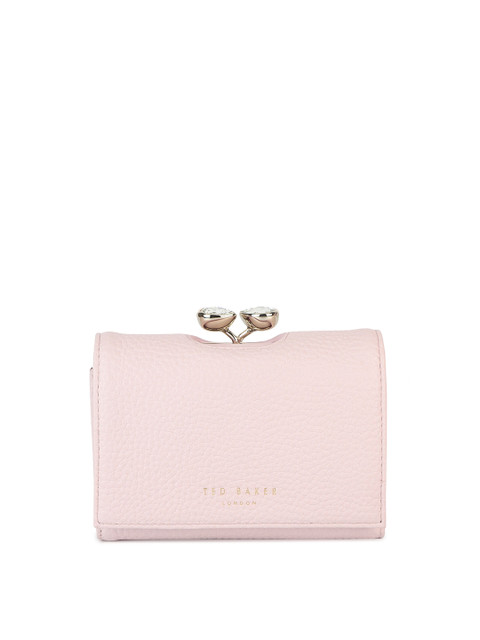 

Ted Baker Women Pink Solid Leather Envelope