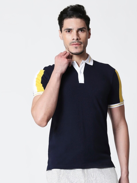 

Bewakoof Men White Polo Collar T-shirt