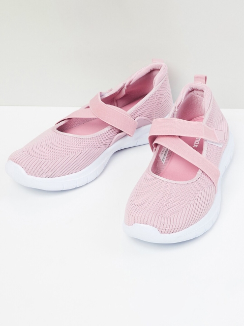 

max Women Pink Textile Running Non-Marking Shoes