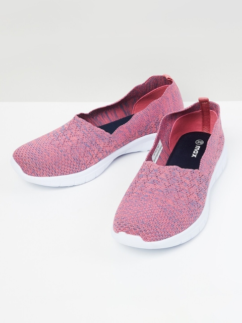 

max Women Pink Textile Running Non-Marking Shoes