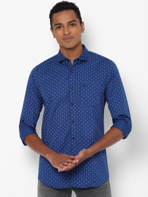 

Allen Solly Men Blue Slim Fit Printed Casual Shirt