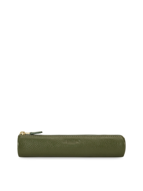 

Da Milano Green Textured Genuine Leather Travel Pouch