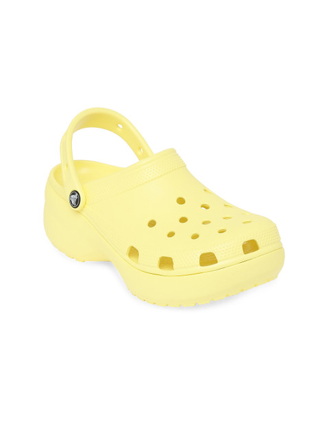 

Crocs Classic Women Yellow Clogs Sandals