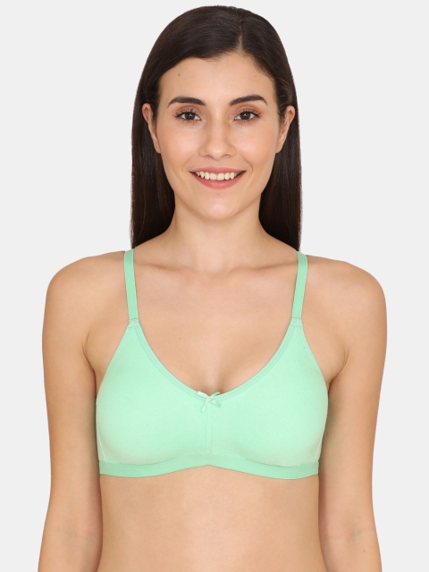 Zivame Green T-shirt Bra Half Coverage