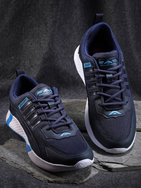 

ASIAN Men Navy Blue Mesh Running Shoes