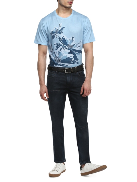 

Ted Baker Men Blue Floral Printed Tropical T-shirt