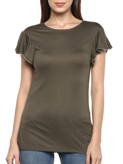 

Ted Baker Khaki Regular Top