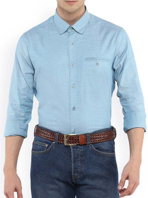 

Ted Baker Men Blue Casual Shirt