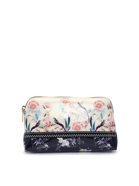

Ted Baker Women Floral Printed Ivory Card Holder, Cream