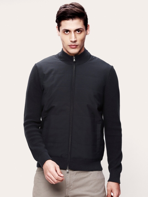 

HACKETT LONDON Men Navy Blue Pullover