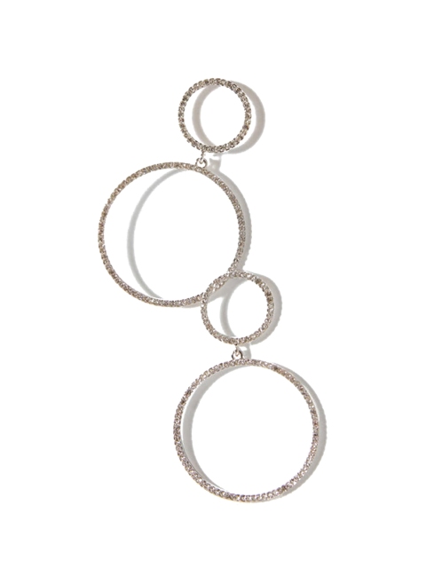 

YoungWildFree Silver Contemporary Drop Earrings