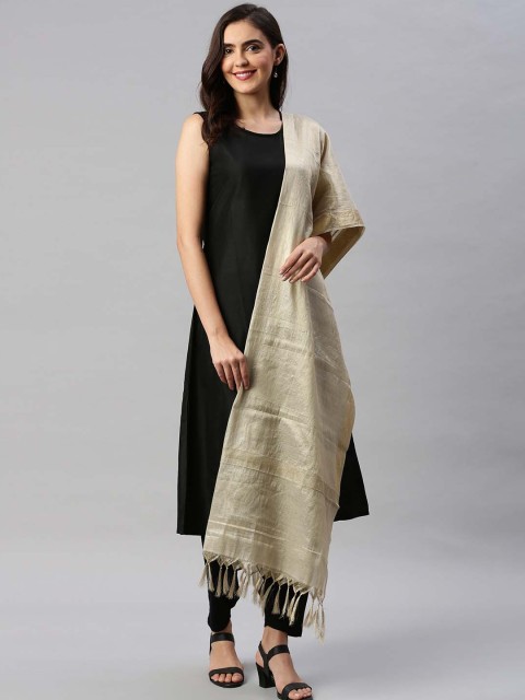 

Soch Gold Art Silk Dupatta with Zari