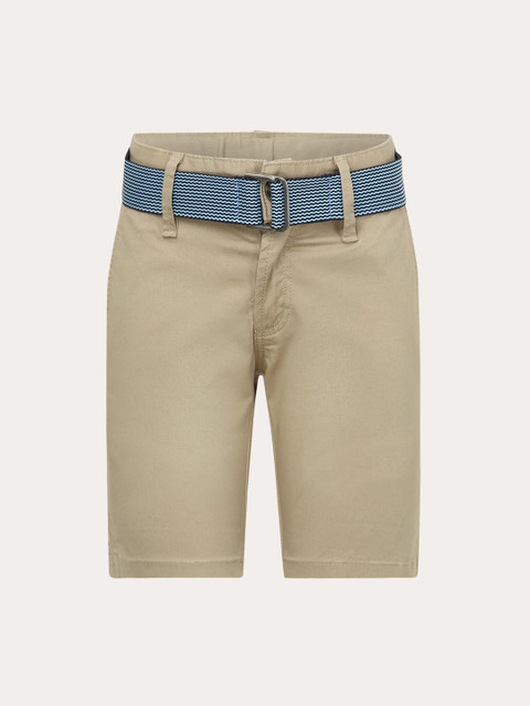 

HACKETT LONDON Boys Beige Mid-Rise Chino Shorts